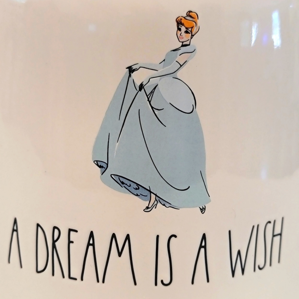 NWT Rae Dunn Disney A Dream Is A Wish Cinderella Canister Cookie Jar - Picture 3 of 14